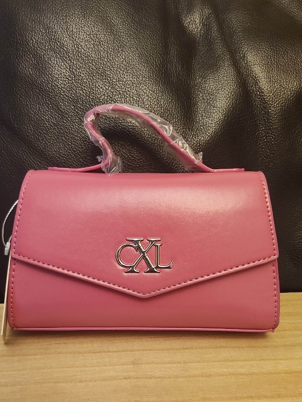 CXL BY Christian Lacroix Pink Rose Laina Matte Patent Crossbody Bag.💕